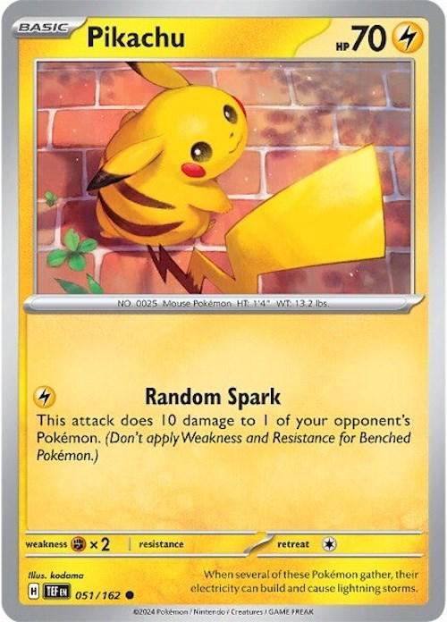 Pikachu (051/162) [Temporal Forces]