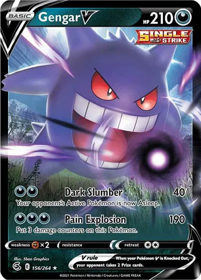 Gengar V (156/264) [Fusion Strike]
