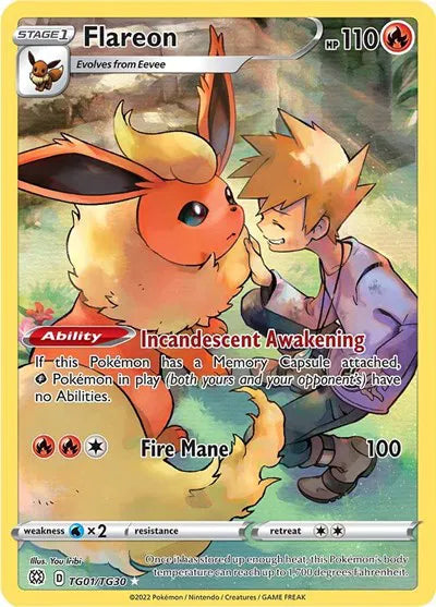 Flareon (TG01/TG30) [Brilliant Stars Trainer Gallery]