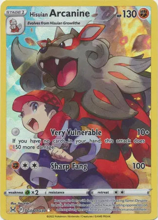 Hisuian Arcanine (TG08/TG30) [Lost Origin Trainer Gallery]