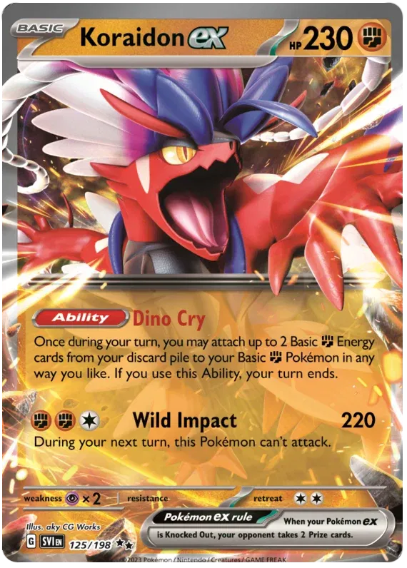 Koraidon ex (125/198) [Scarlet & Violet Base Set]