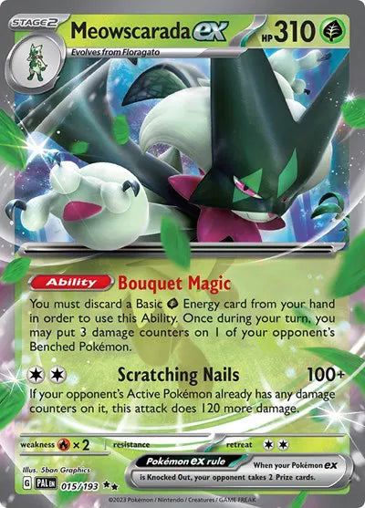 Meowscarada ex (015/193) [Paldea Evolved]