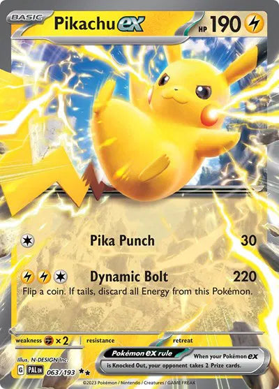 Pikachu ex (063/193) [Paldea Evolved]