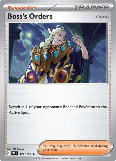 Boss's Orders [Ghetsis] (172/193) [Paldea Evolved]