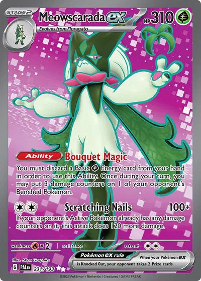 Meowscarada ex (231/193) [Paldea Evolved]