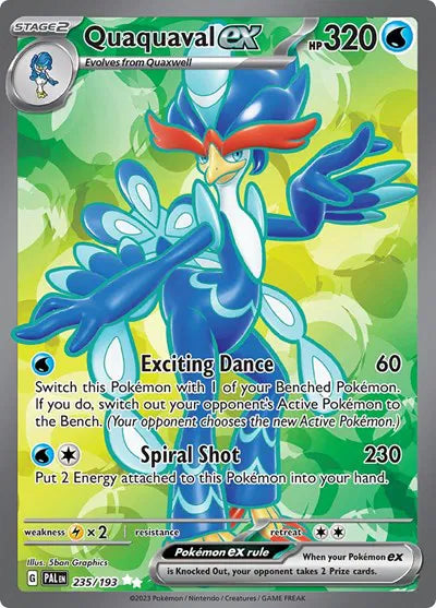 Quaquaval ex (235/193) [Paldea Evolved]