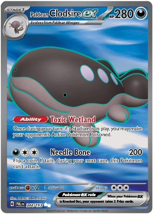 Paldean Clodsire ex (244/193) [Paldea Evolved]