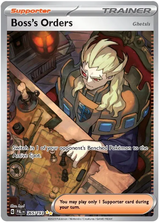 Boss's Orders (265/193) [Paldea Evolved]