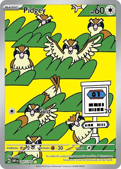 Pidgey (207/197) [Obsidian Flames]