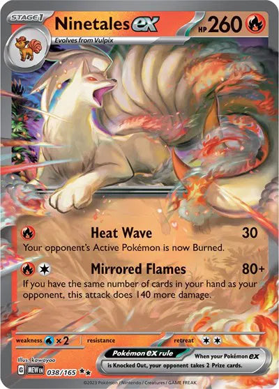 Ninetales ex (038/165) [SV: 151]