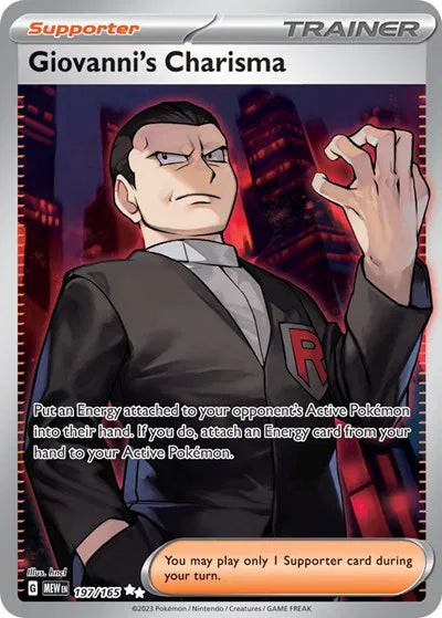 Giovanni's Charisma (197/165) [SV: 151]