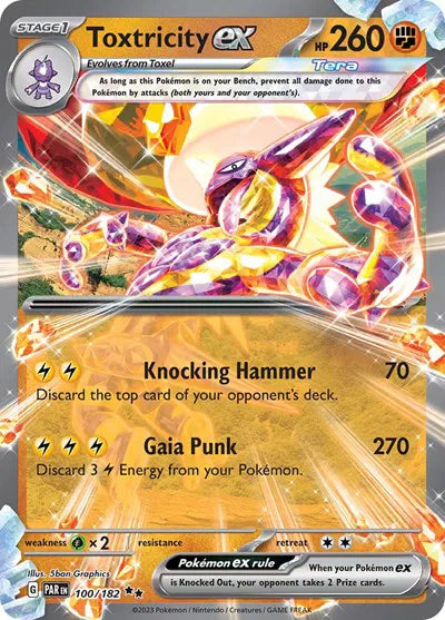 Toxtricity ex (100/182) [Paradox Rift]