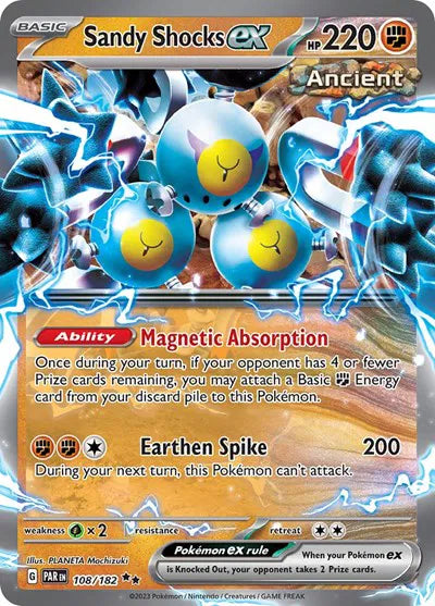 Sandy Shocks ex (108/182) [Paradox Rift]
