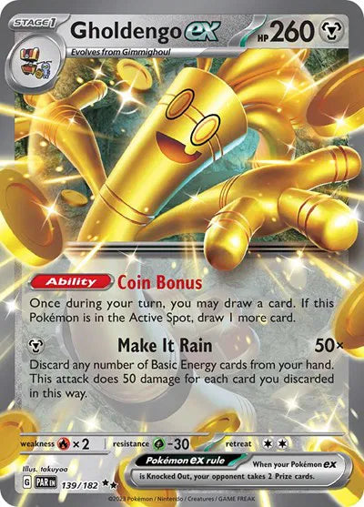 Gholdengo ex (139/182) [Paradox Rift]