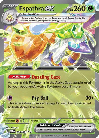 Espathra ex (006/091) [Paldean Fates]