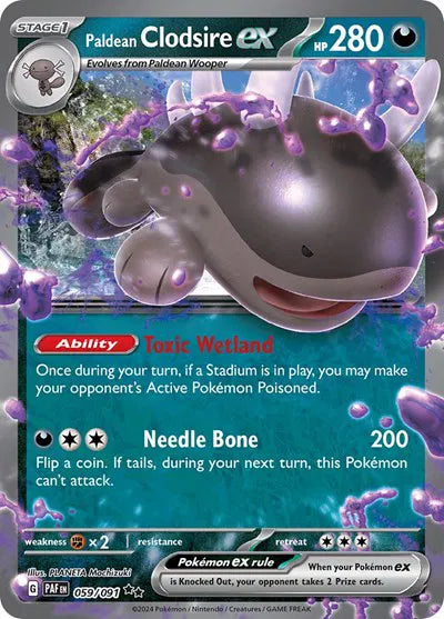 Paldean Clodsire ex (059/091) [Paldean Fates]