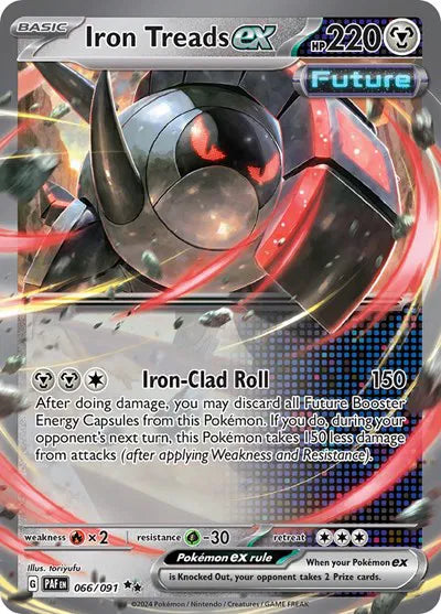 Iron Treads ex (066/091) [Paldean Fates]