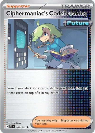 Ciphermaniac's Codebreaking (145/162) [Temporal Forces]