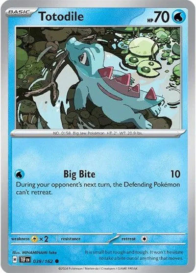 Totodile (039/162) [Temporal Forces]