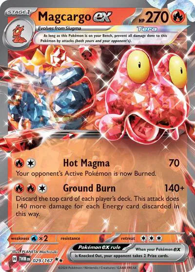 Magcargo ex (029/167) [Twilight Masquerade]