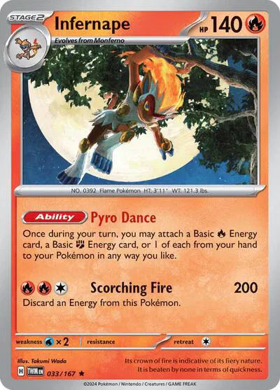 Infernape (033/167) [Twilight Masquerade]