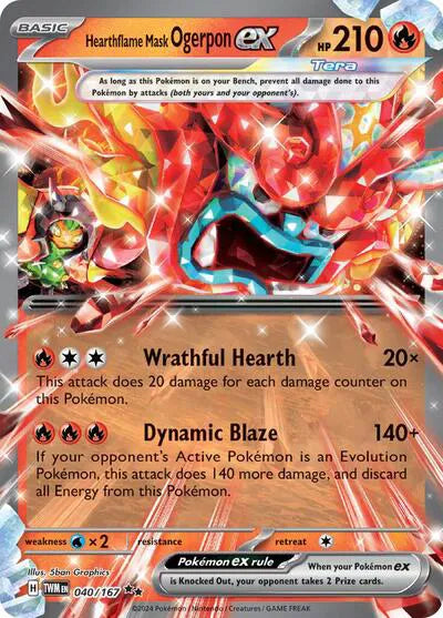 Hearthflame Mask Ogerpon ex (040/167) [Twilight Masquerade]