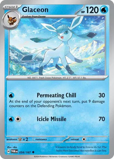Glaceon (054/167) [Twilight Masquerade]