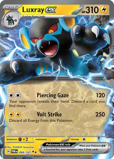 Luxray ex (068/167) [Twilight Masquerade]