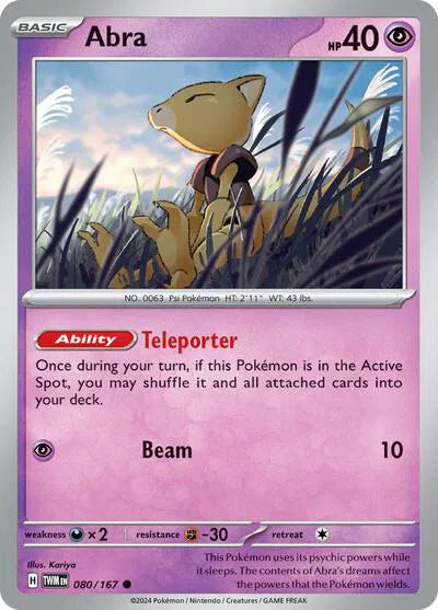 Abra (080/167) [Twilight Masquerade]
