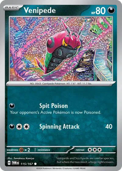 Venipede (115/167) [Twilight Masquerade]
