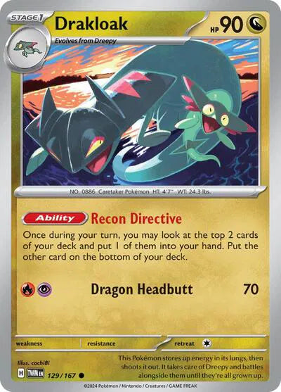 Drakloak (129/167) [Twilight Masquerade]