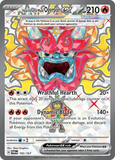Hearthflame Mask Ogerpon ex (192/167) [Twilight Masquerade]