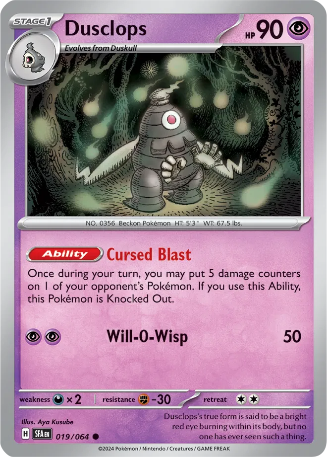 Dusclops (019/064) [Shrouded Fable]