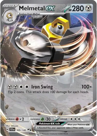 Melmetal ex (105/142) [Stellar Crown]