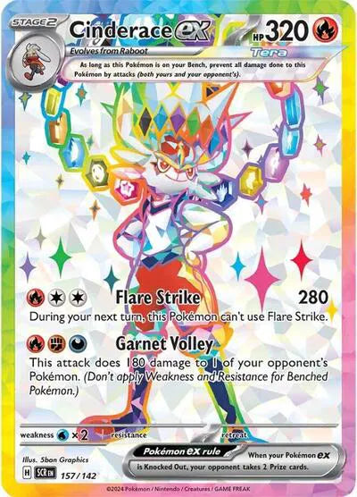 Cinderace ex (157/142) [Stellar Crown]