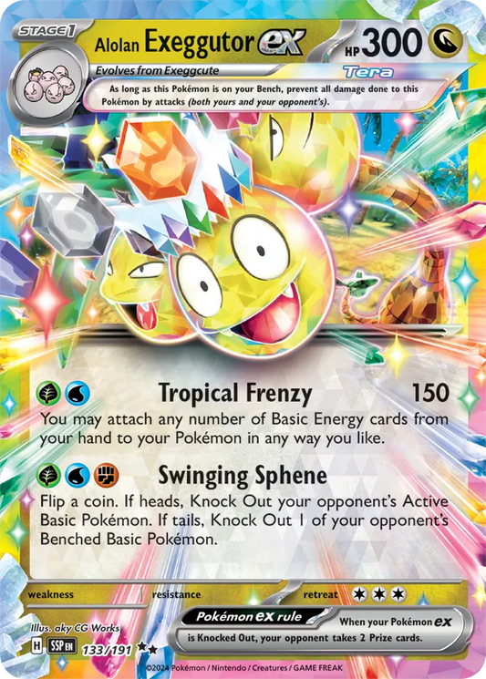 Alolan Exeggutor ex (133/191) [Surging Sparks]