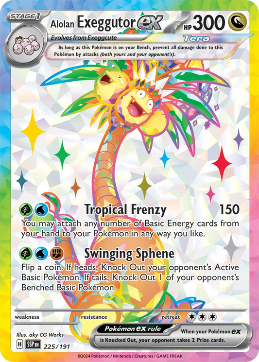 Alolan Exeggutor ex (225/191) [Surging Sparks]