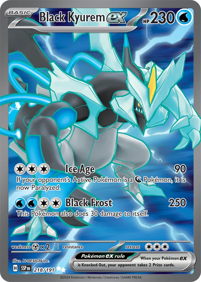 Black Kyurem ex (218/191) [Surging Sparks]