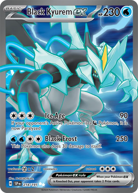 Black Kyurem ex (218/191) [Surging Sparks]