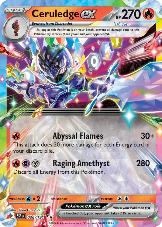 Ceruledge ex (036/191) [Surging Sparks]