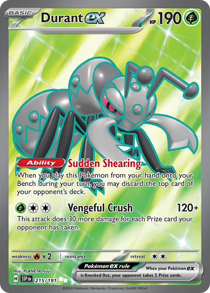 Durant ex (215/191) [Surging Sparks]