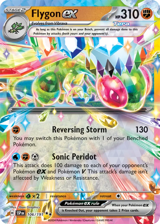 Flygon ex (106/191) [Surging Sparks]
