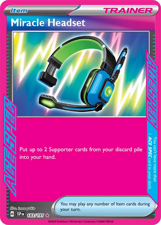 Miracle Headset (183/191) [Surging Sparks]