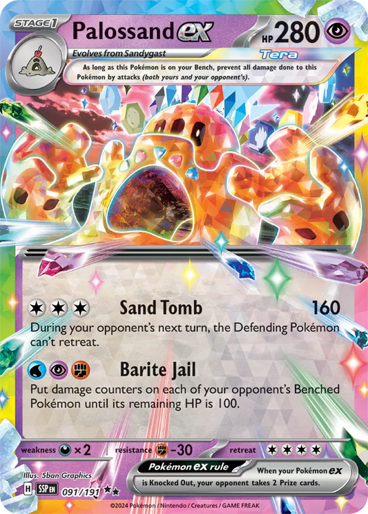 Palossand ex (091/191) [Surging Sparks]