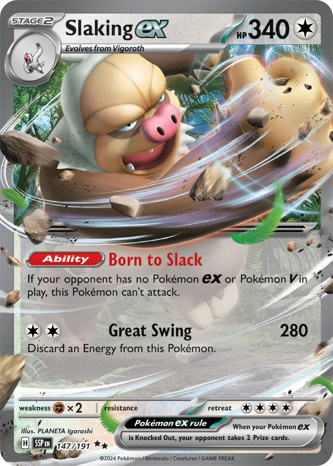 Slaking ex (147/191) [Surging Sparks]