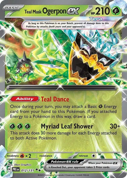 Teal Mask Ogerpon ex (012/131) [Prismatic Evolutions]