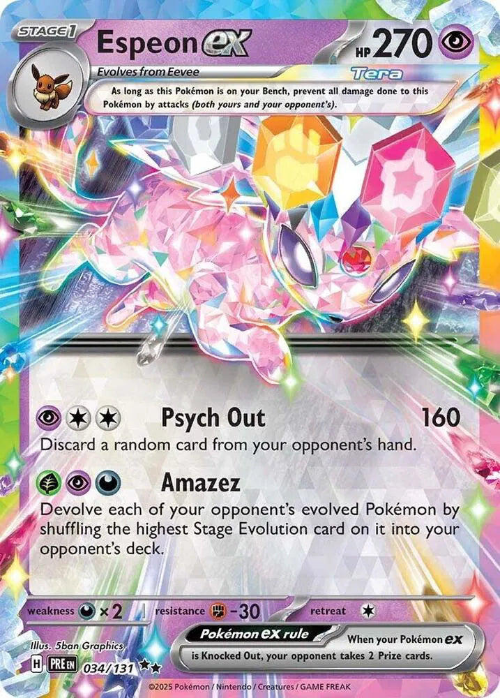 Espeon ex (034/131) [Prismatic Evolutions]