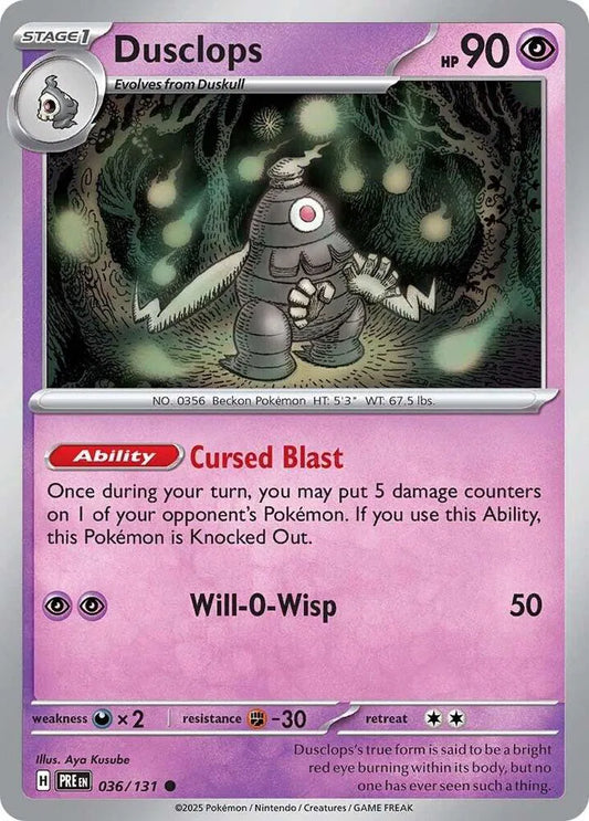 Dusclops (036/131) [Prismatic Evolutions]