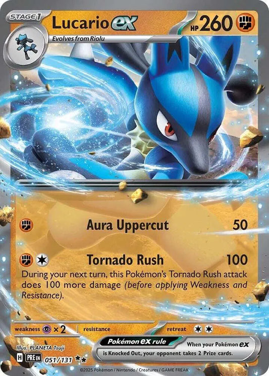 Lucario ex (051/131) [Prismatic Evolutions]