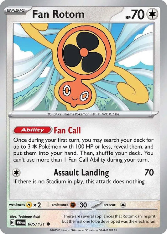 Fan Rotom (085/131) [Prismatic Evolutions]